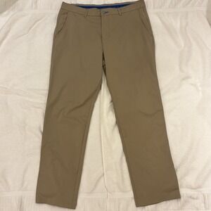 Twillory Performance Chino Golf Pants Mens 38x31 Beige Straight Leg Activewear